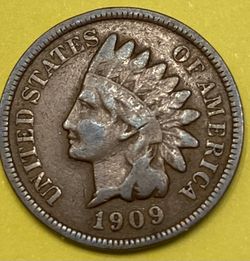 1909 UNITED STATES INDIAN HEAD ONE CENT