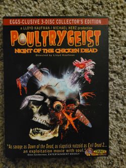 POULTRYGEIST DVD, Rare Numbered 3-Disc Collector's, Troma