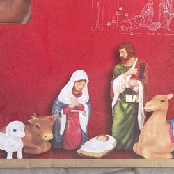 6 Piece LED Nativity Scene