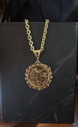 Gold Centenario Chain