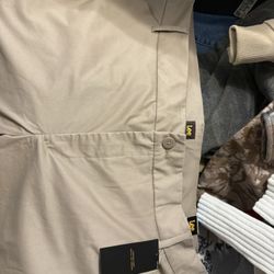 Lee Straight Leg Pants - Khaki, Size 26W Medium