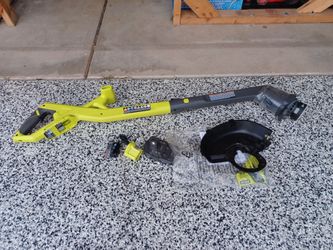 WEED EATER RYOBI 18V BATTERY AND CHARGER INCLUDED