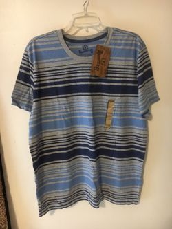 Roebuck & Co T -Shirt XL Young Men’s Stripe crew