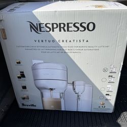 NESPRESSO VERTUO CREATISTA CUSTOMIZABLE MILK SETTINGS & AUTOMATIC STEAM WAND FOR BARISTA-QUALITY