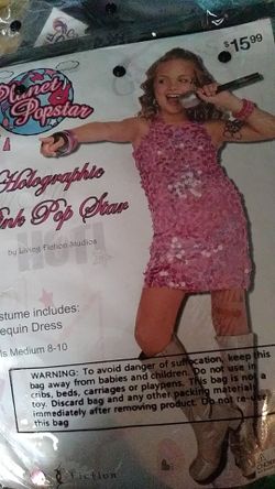 Girls pop start costume