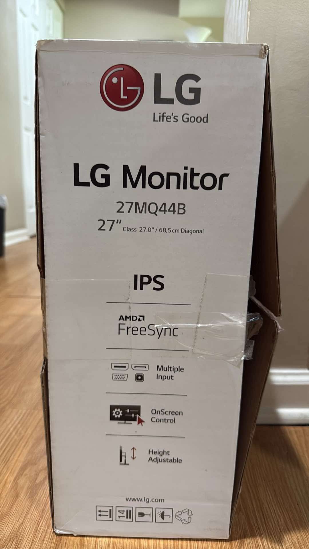 LG-27 inch monitor Black