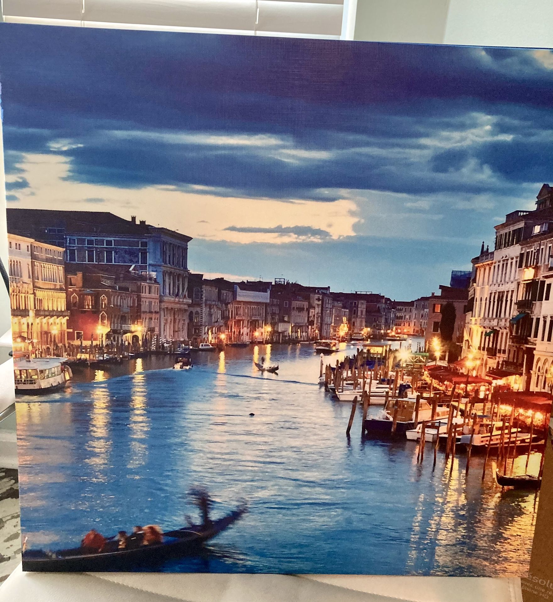 3 Artonage Italian Waterfront Printed Frame Pics 
