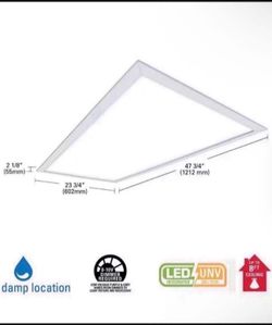 Metalux 2 ft. 4 ft. 4500 lumens integrated LED flat panel light
