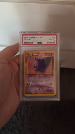 1999 Pokemon Fossil Gengar PSA 6