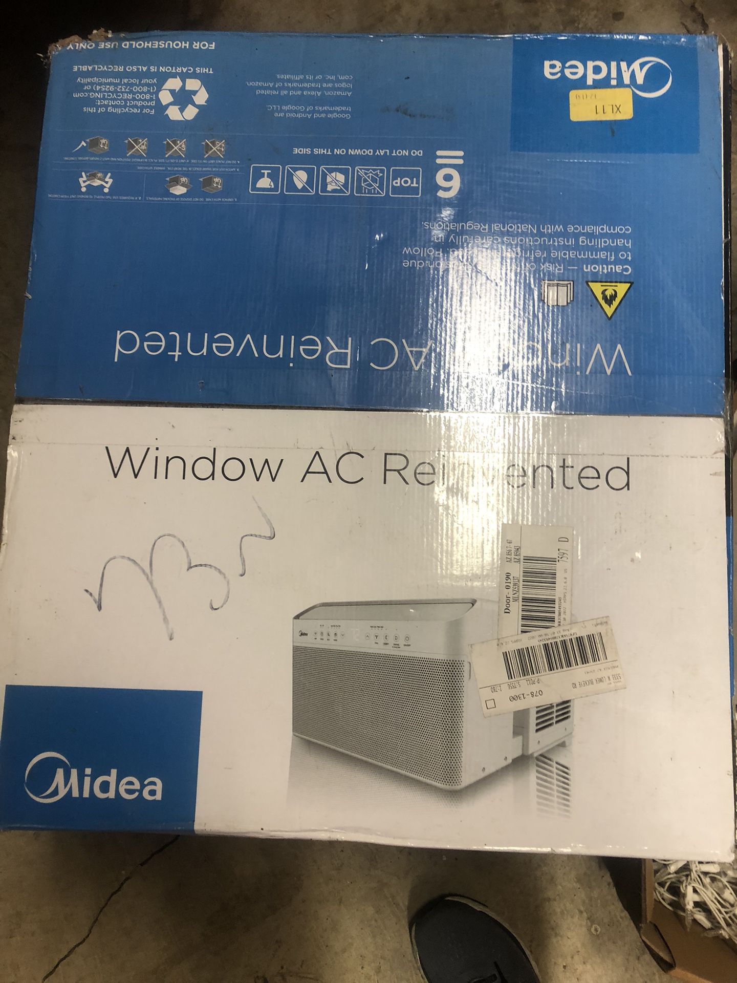 New In Box Midea U-Shaped 8000 BTU Window Air Conditioner 