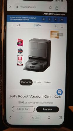 Eufy robot vacuum C28