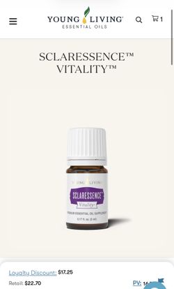 Sclaressence Vitality 5ml Young Living Essential Oils