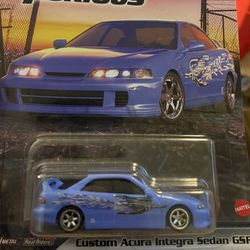 Hot Wheels Fast & Furious Custom Acura-Integra Sedan GSR