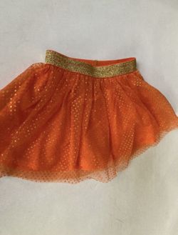 Tutu | Orange/Gold Tutu Size 2T Perfect For Halloween