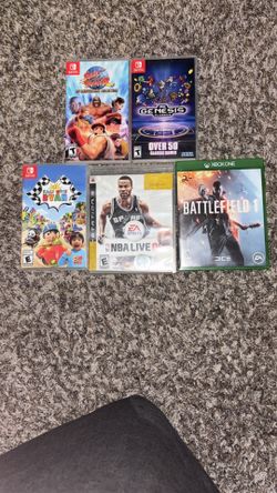 PS3, Xbox1, Switch, and gameboy games!