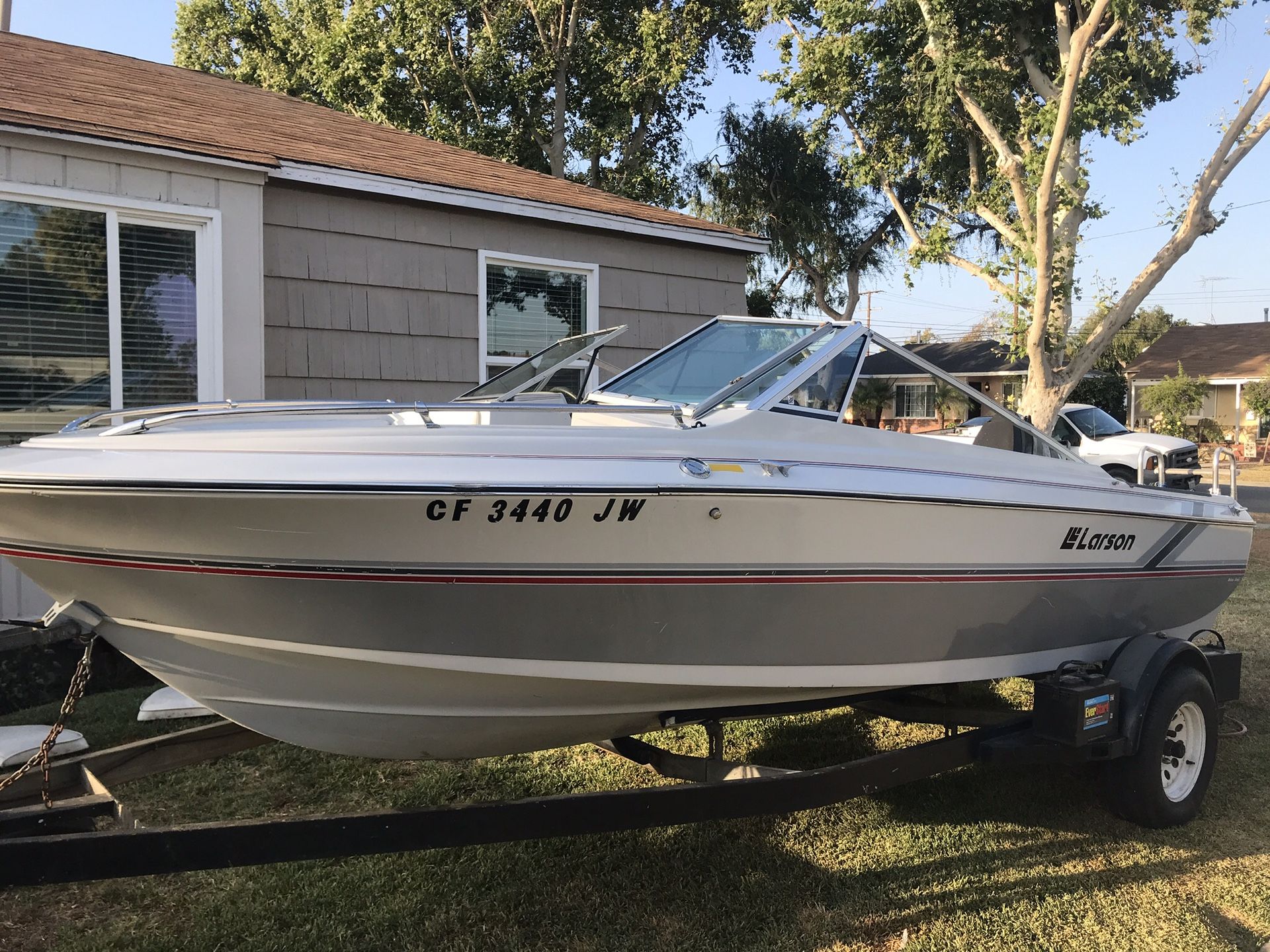 1989 Larson open bow outboard