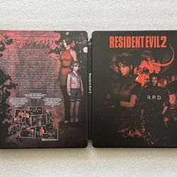 Resident Evil 2 Classic Edition Custom Steelbook/SteelUp Case PS1/PS2/PS3/Xbox
