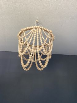 Bead chandelier