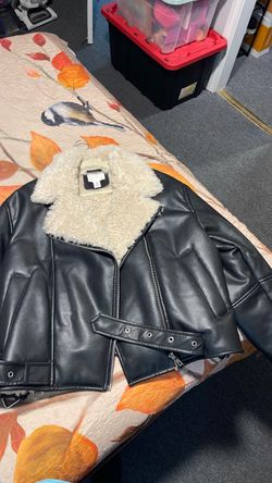 H&M faux leather jacket