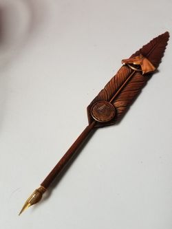 Copper quill pen