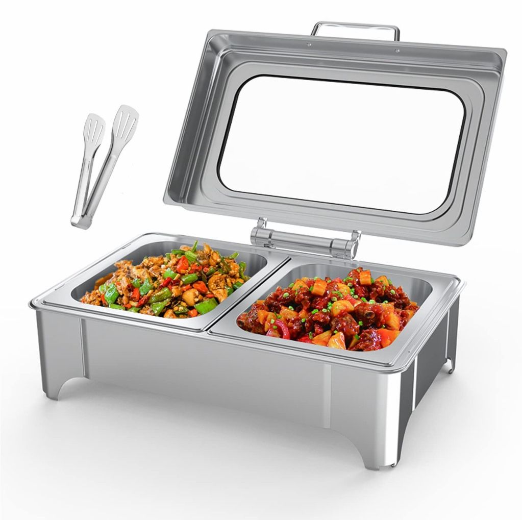 PYY Chafing Dish Buffet Set With Electric Heating Element,Buffet Servers And Warmer