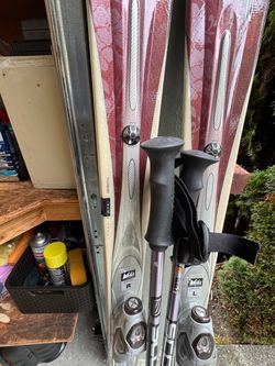 Ladies k2 t-nine skis