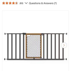 Thruway 60XW Series Pressure Mounted Extra Wide Pet and Baby Gate, 30 in. - 60 in. Wide, 26 in. Tall