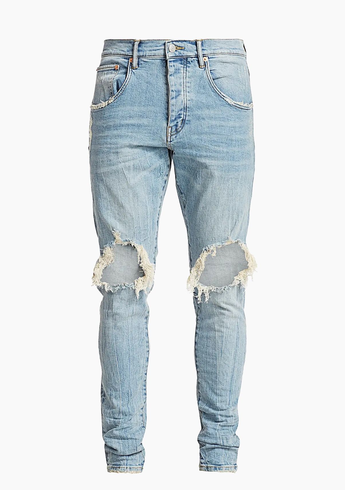 Purple Brand - P002 Repair Drop-Fit Skinny Jeans