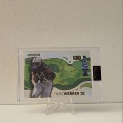 Tyler Warren Rookie Lava Lamp Wild Card Bookend Numbered 10/10