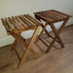 Bamboo table/plant stand
