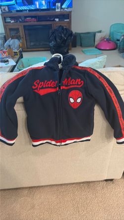Boys Size: 7. Spider-Man Kids Zip-Up Hoodie Jacket