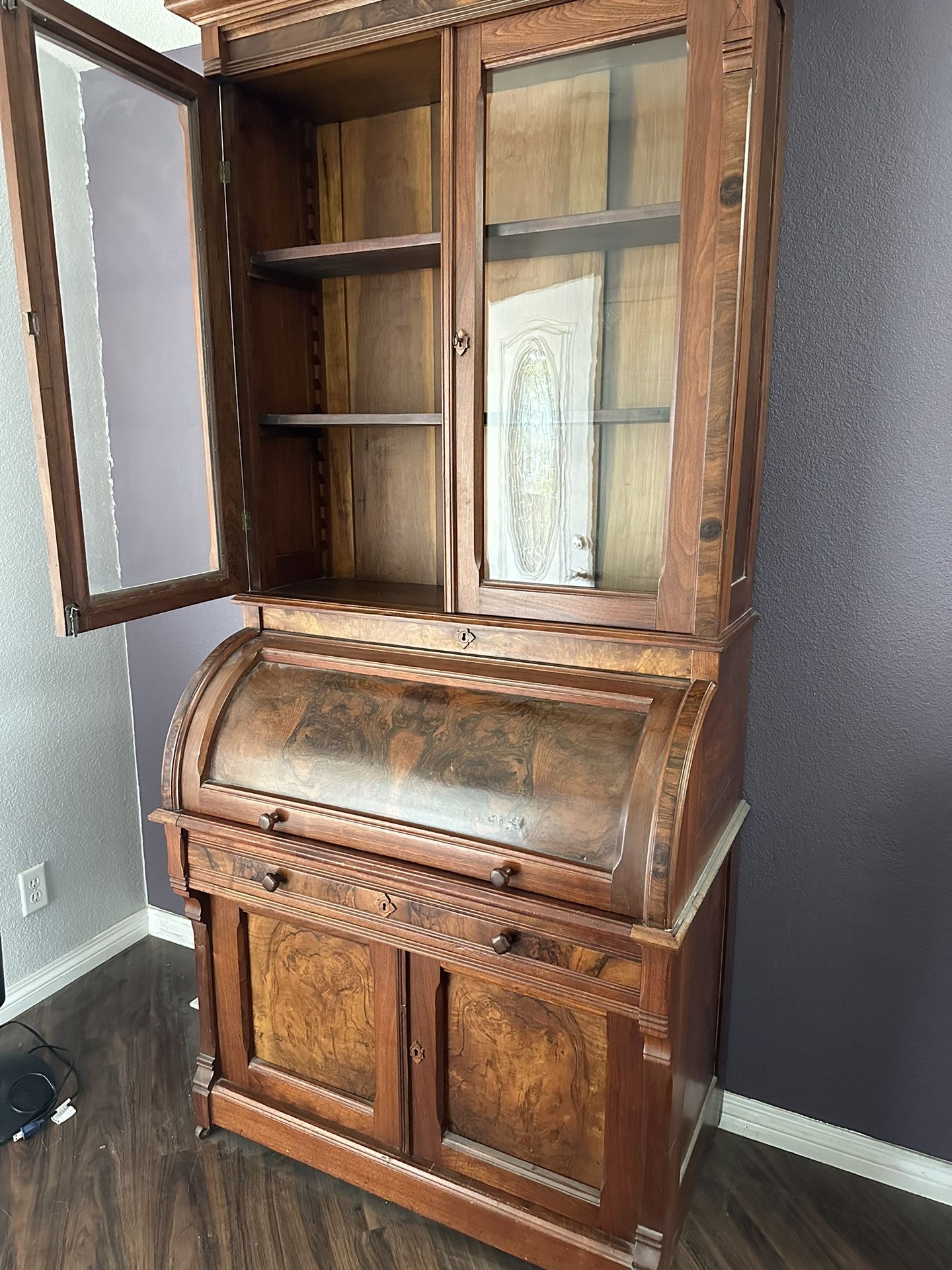 Antique Secretary Hutch