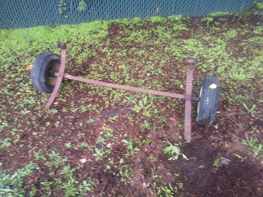 Are you looking to build a small trailer i have Boat axle and a spair tire