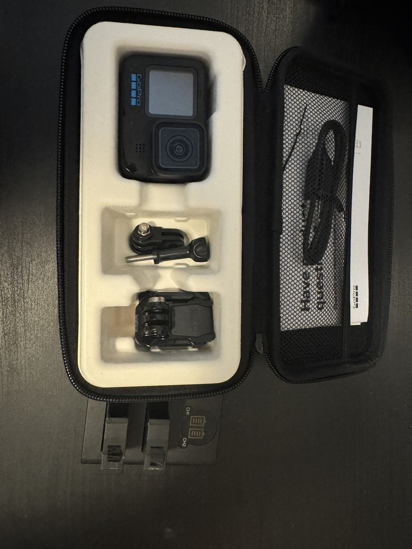 GoPro Hero 10 + Two Extra Batteries.