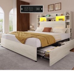 UNBOXED queen Bed Frame