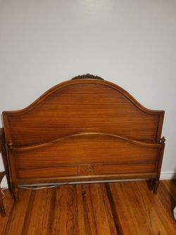 Antique full-size bedroom set.