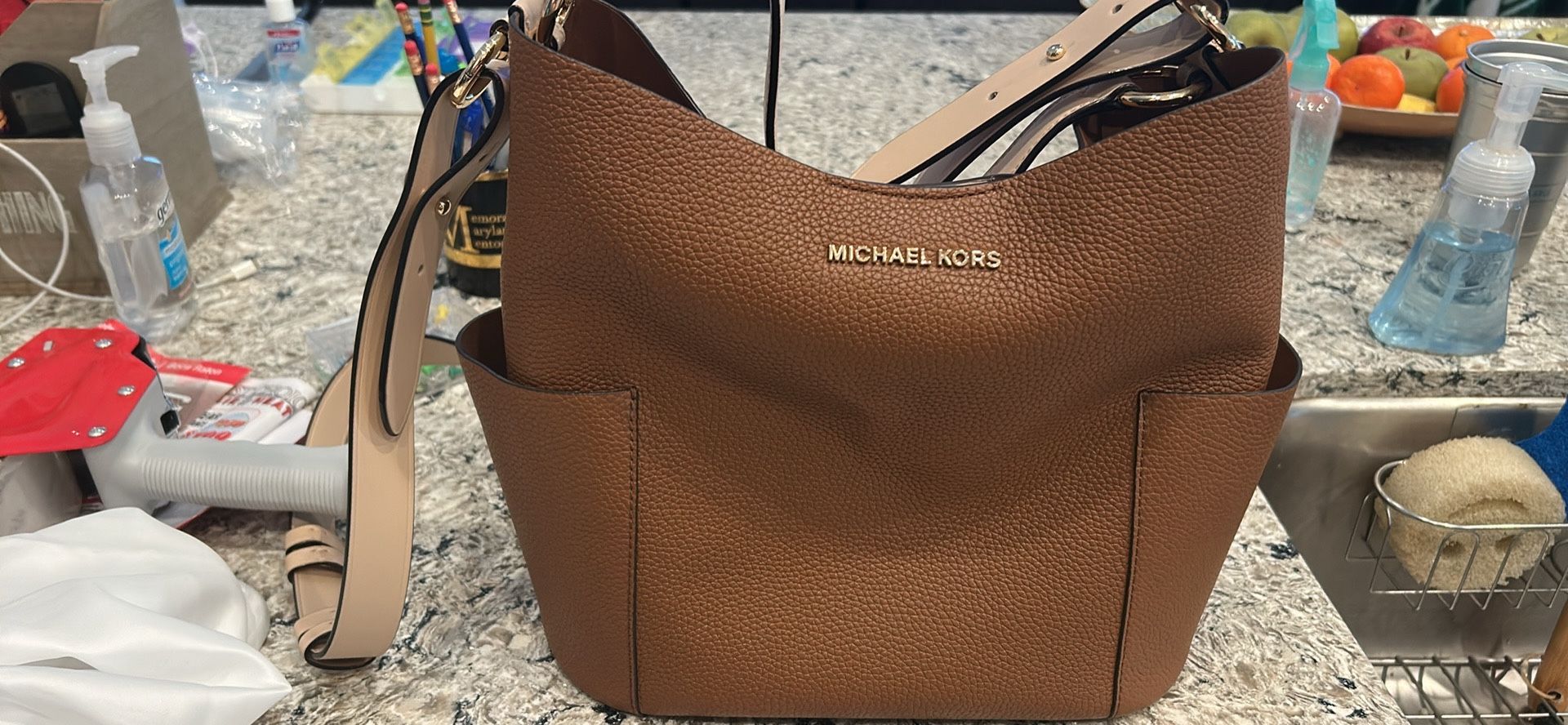 Michael Kors Leather Satchel Bag