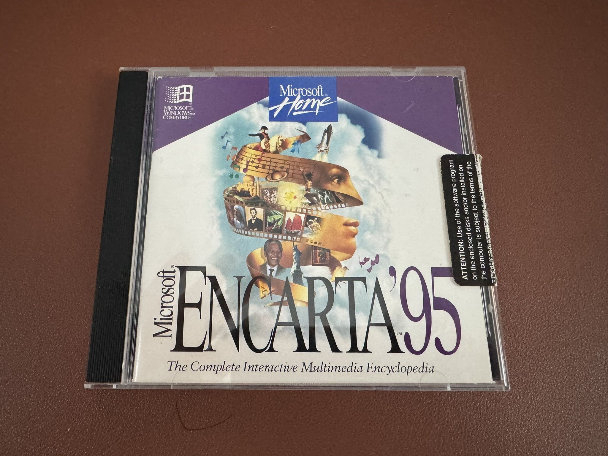Microsoft Encarta ’95 CD Encyclopedia – Windows 3.1/95 English Disc Only