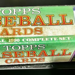 1990 Factory Sealed Topps Baseball Complete Set 