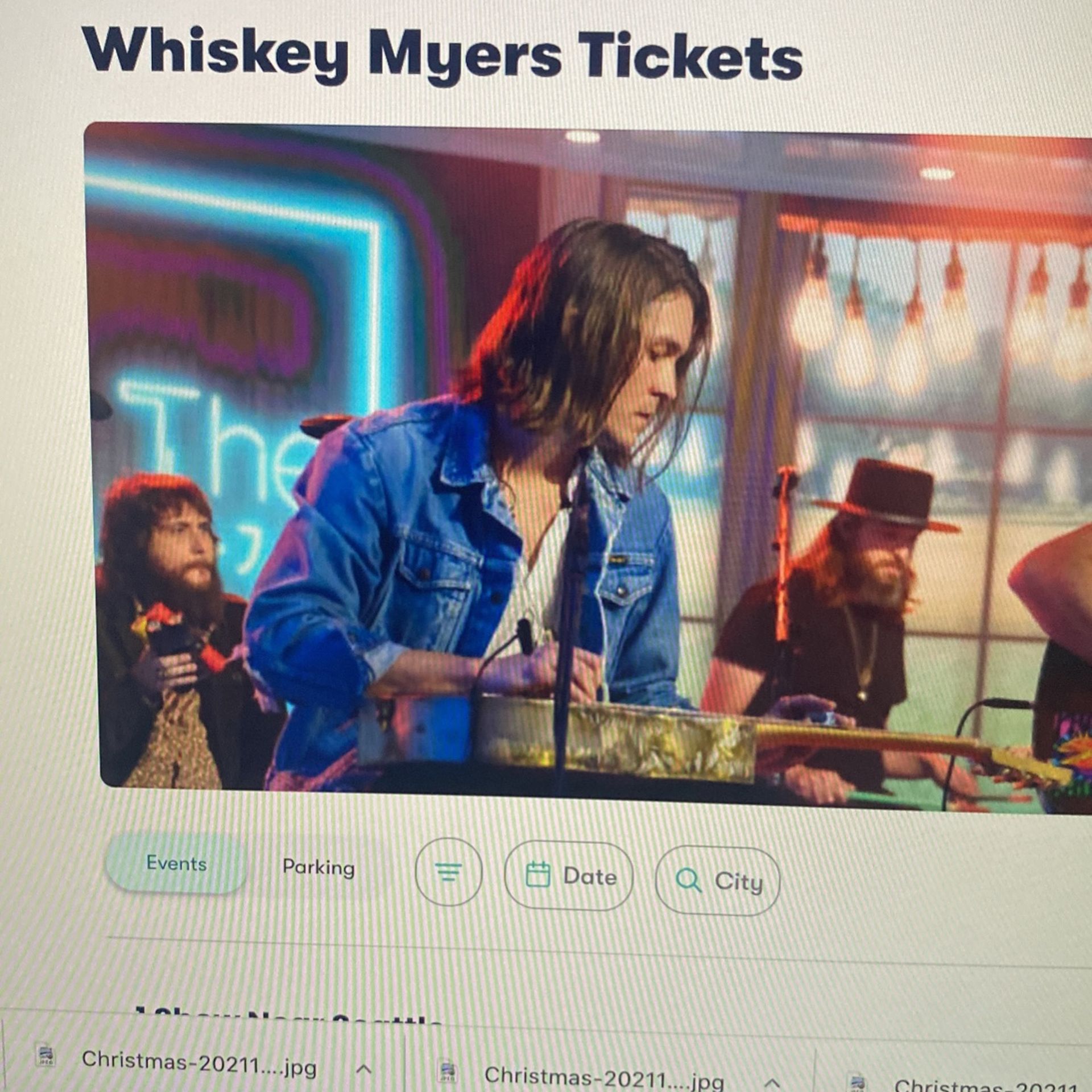 Whiskey Myers Seattle Concert Tickets 11/1 $55 Each