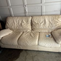 Leather couch