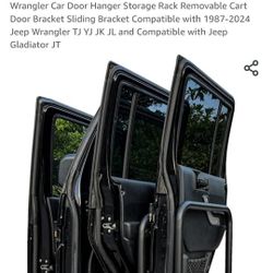 Jeep Wrangler Door Storage Rack