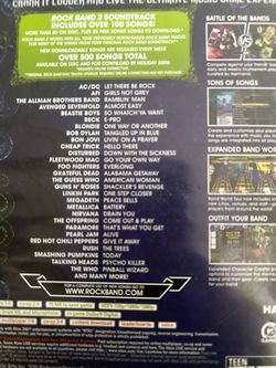 Rock Band 2 Xbox 360 Game
