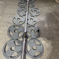 Weights Olympic 6 Ft Bar Set