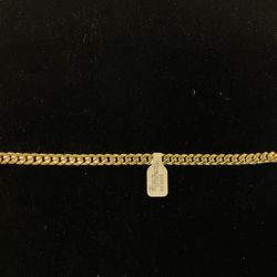 14KT Cuban Bracelet 39633-2