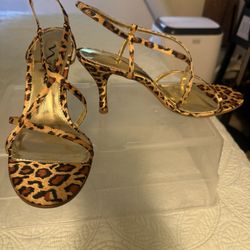 Nina Sexy Leopard Heels 8.5