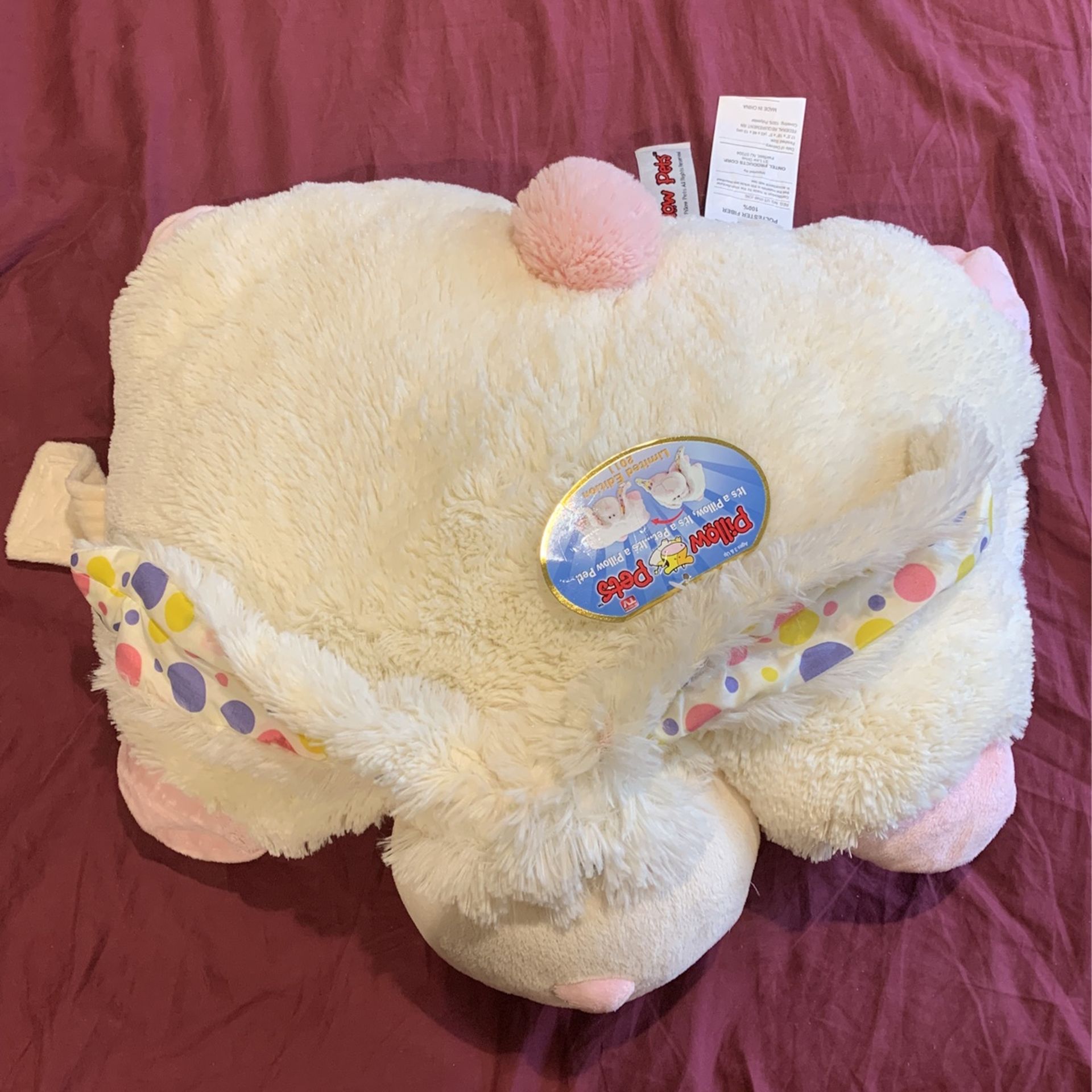 Soft Comfy Bunny foldable pillow