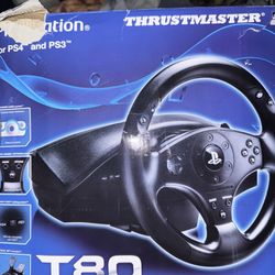 T80 Thrustmaster Wheel And Pedal