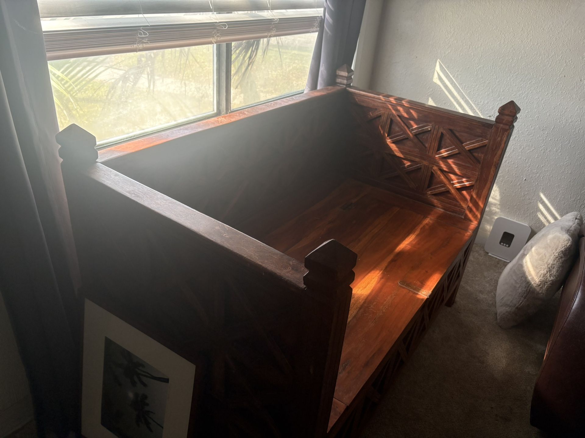 Antique Solid Wood Bench