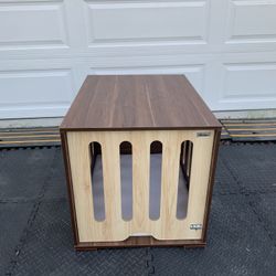 PawHut Furniture Style Dog Crate End Table